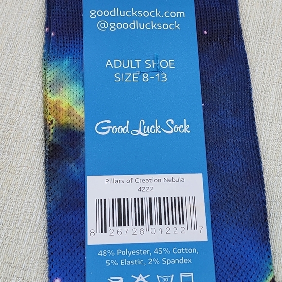 Good Luck Sock Men's Pillars of Creation Nebula Socks - 8-13 - Picture 6 of 6